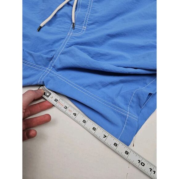 Polo Ralph Lauren Board Shorts Men's Large Bright Blue Mesh Lined Swimming - Picture 7 of 10